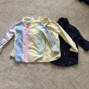 Janie and Jack Boys Button Down Shirt Bundle